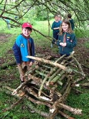 Building a camp fire, Autumn '15