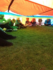 Playing parachute games Spring'16