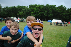 Street party for the Queen's 90th at Cub camp Summer '16