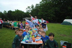 Street party for the Queen's 90th at Cub camp Summer '16