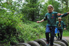 The Cub Mudder Obstacle Challenge at Cub camp Summer '16