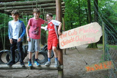 The Cub Mudder Obstacle Challenge at Cub camp Summer '16