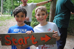 The Cub Mudder Obstacle Challenge at Cub camp Summer '16