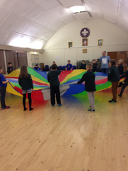 Games in the scout hut Winter '15