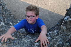 Playing games at Old Sarum Castle Summer '16