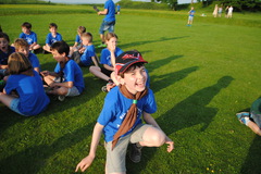 Playing games at Old Sarum Castle Summer '16