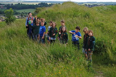 Hike from Old Sarum Castle to the Scout Hut June '16