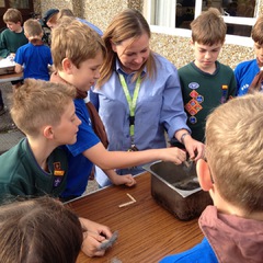 Cubs learning about camp fires July '16