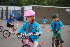 Beavers Cycle badge July '16
