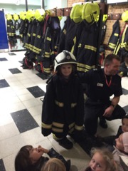 Beavers visit the Fire Station