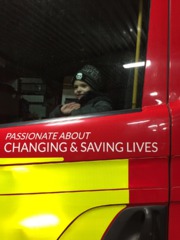 Beavers visit the Fire Station