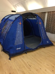 Tents ready for the nights adventure